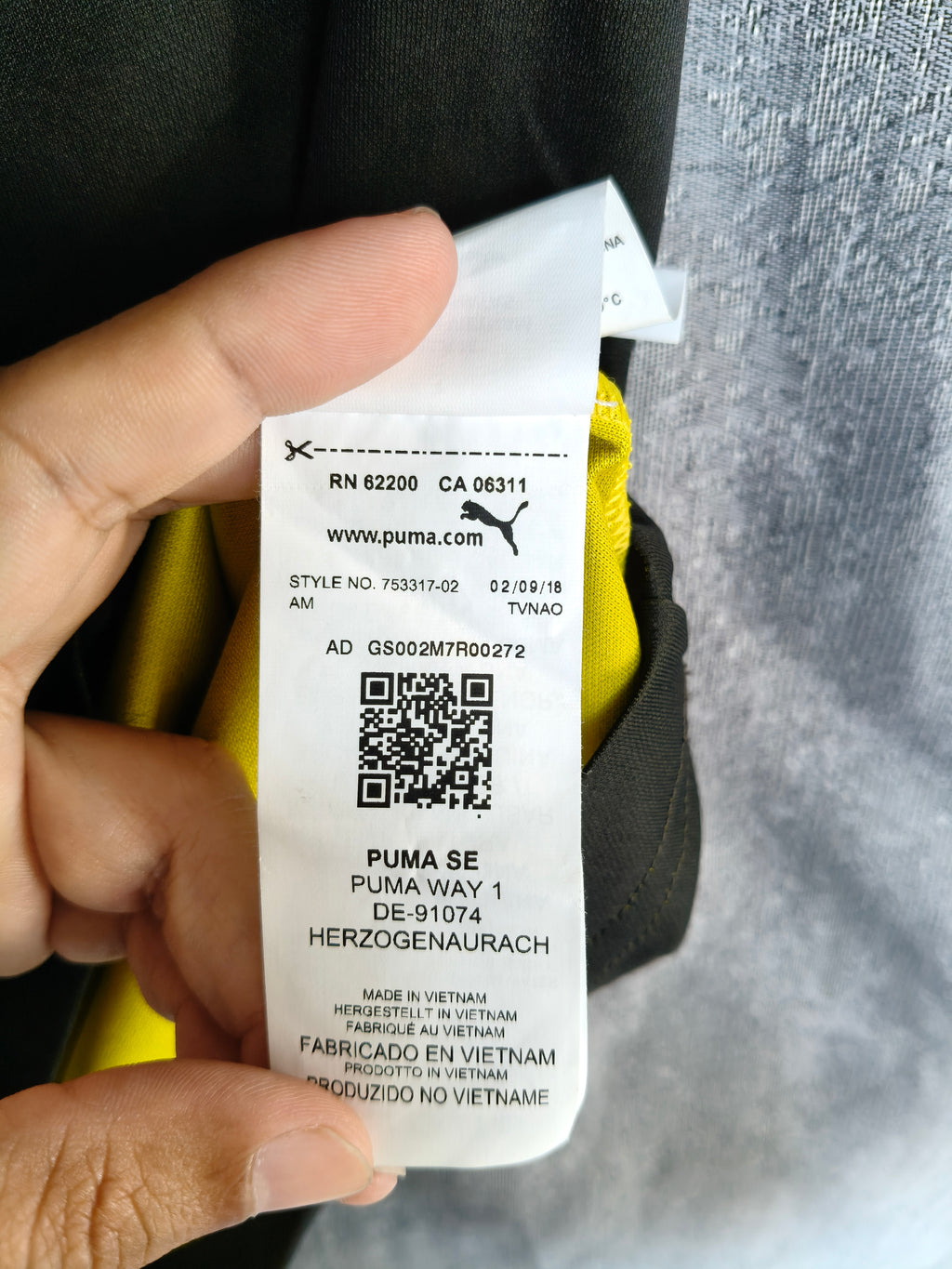 Jersey Borussia Dortmund Visitante 2018-2019 – Talla M / IMPECABLE