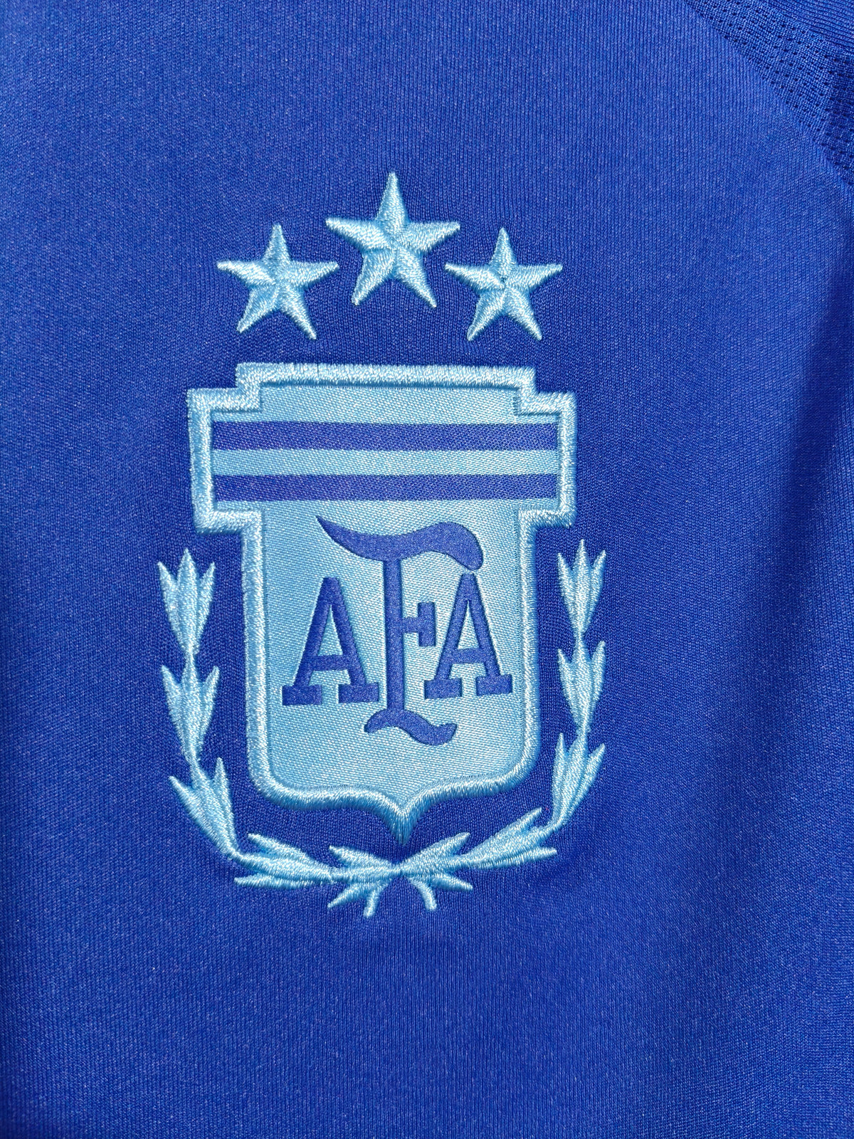 Jersey Argentina 2024 – escudo AFA bordado con tres estrellas