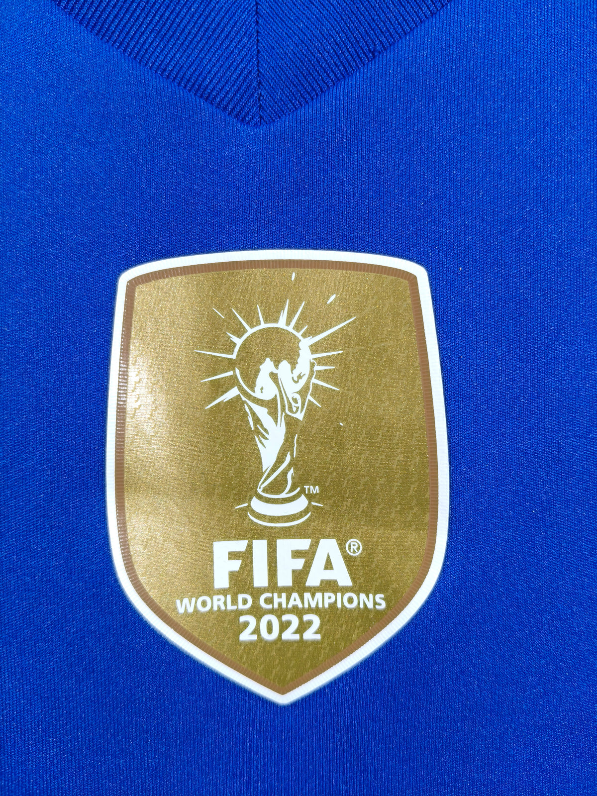 Jersey Argentina 2024 – parche FIFA World Champions 2022
