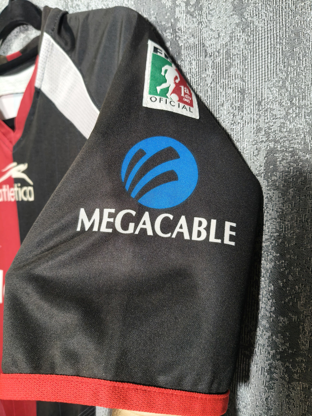 Jersey Atlas 2007 – manga con Megacable y parche Primera División